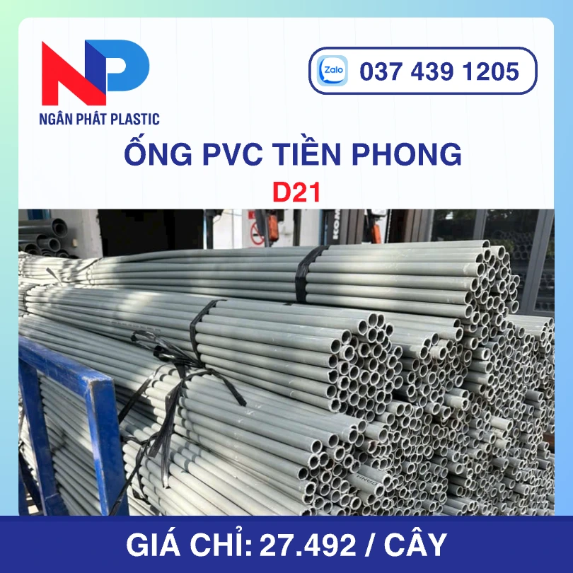 Ống PVC D21 Nhựa Tiền Phong